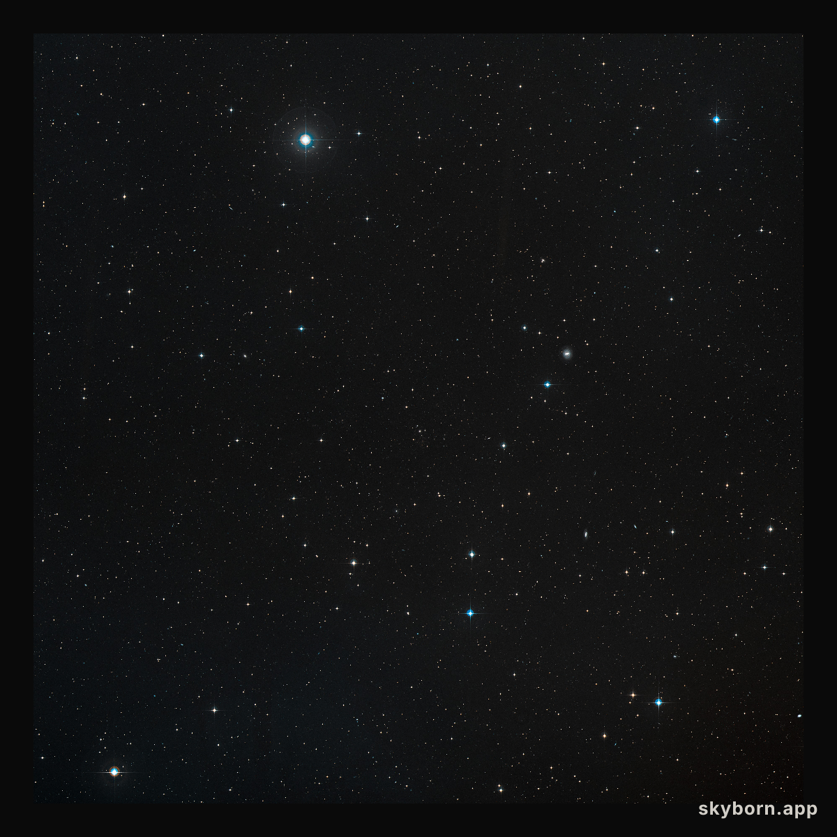Digitized sky survey image of Abell 370 (ground-based image)