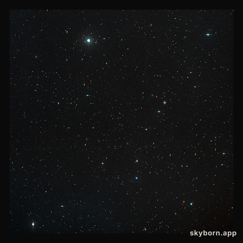 Digitized sky survey image of Abell 370 (ground-based image)