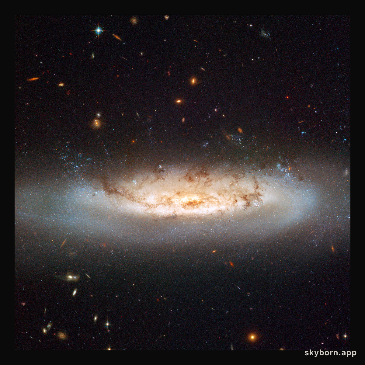 Hubble views NGC 4522