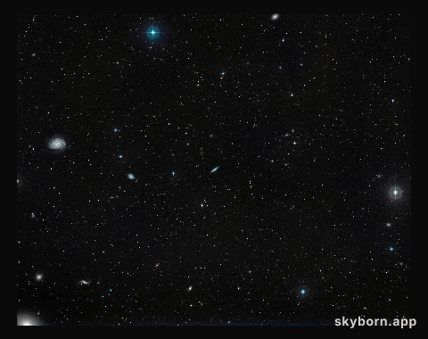 Digitized Sky Survey Image of NGC 4522 (ground-based image)