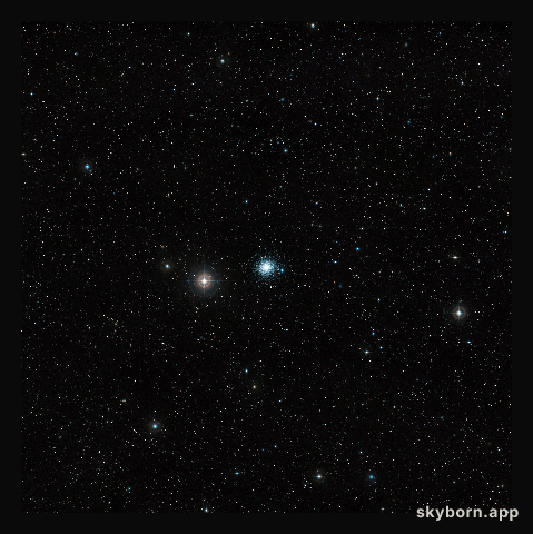 Wide-field view of Messier 30 (ground-based image)