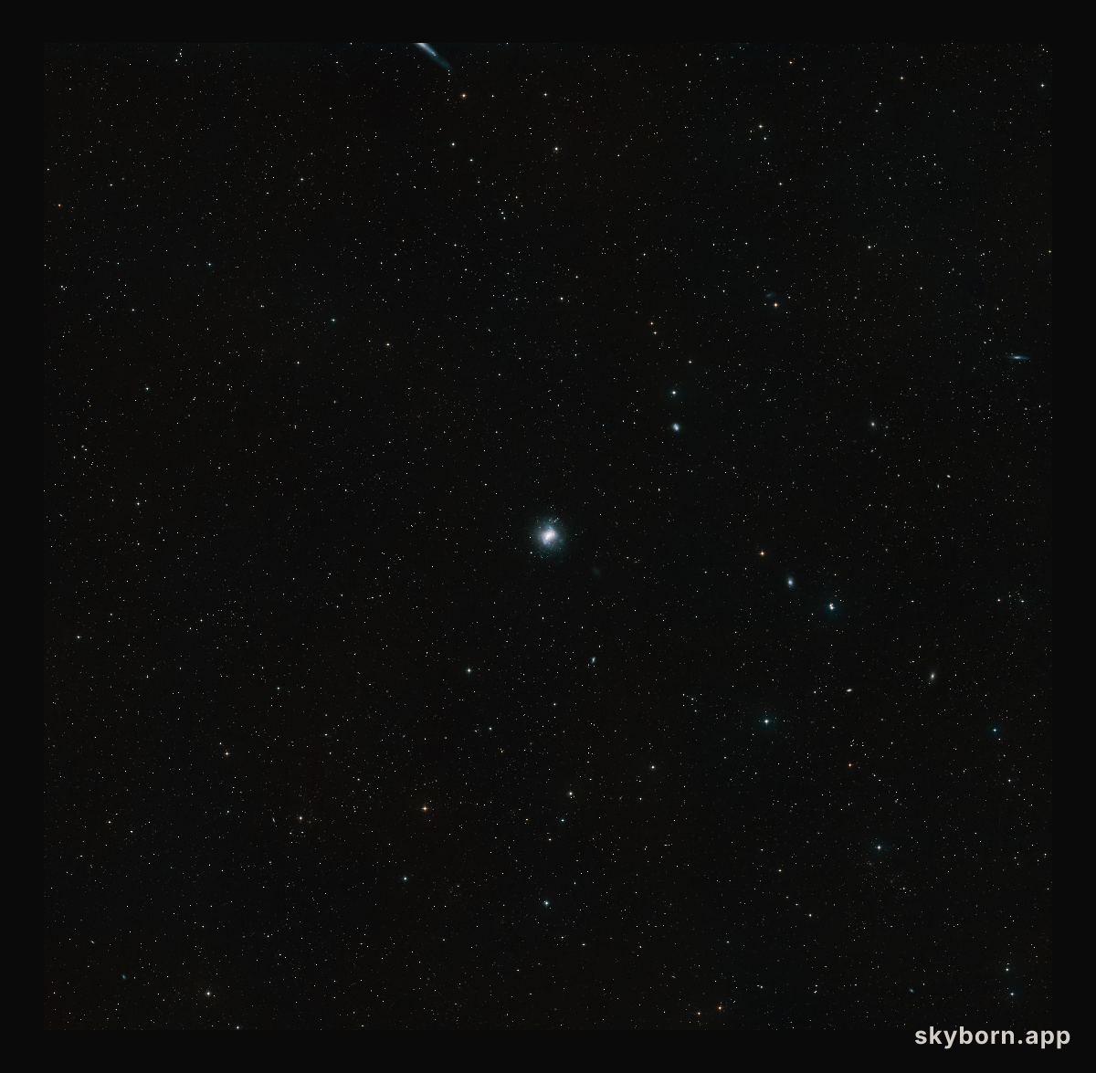 Wide-field view of NGC 4214 (ground-based image)