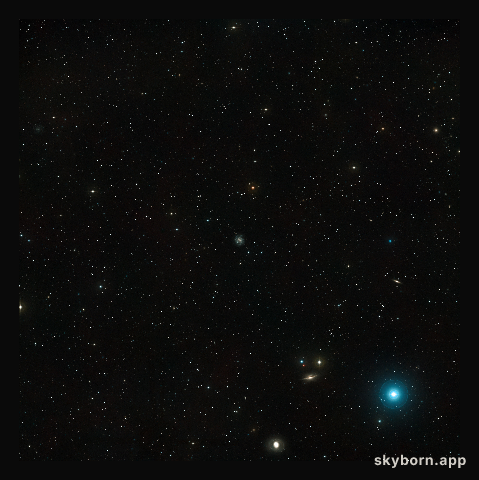 Wide-field view of NGC 1073 and its surroundings (ground-based image)