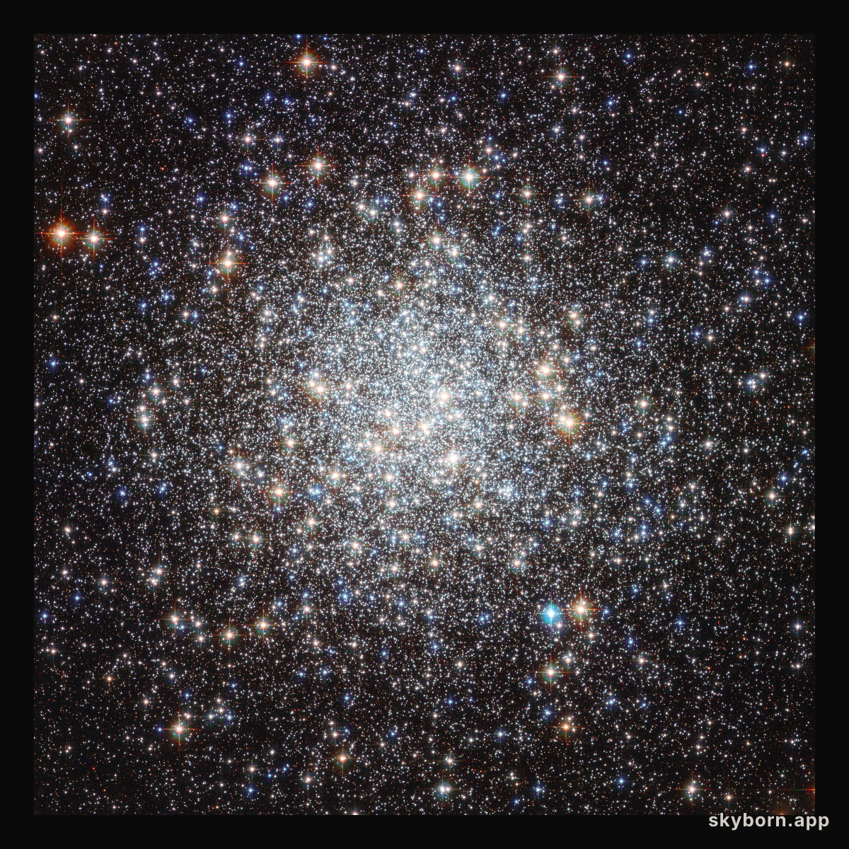 Hubble image of Messier 9