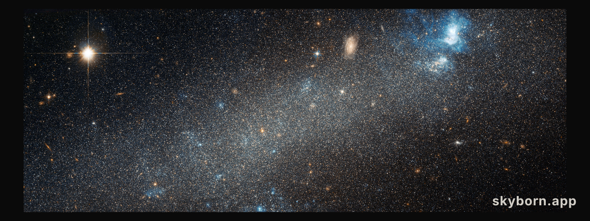 Hubble view of NGC 2366