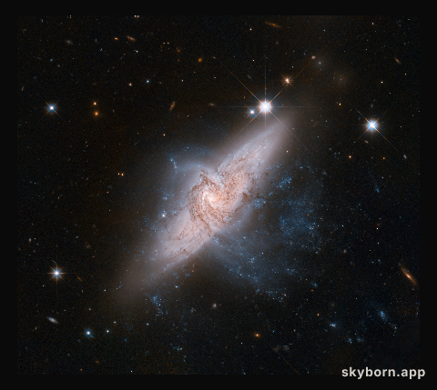 Hubble view of NGC 3314