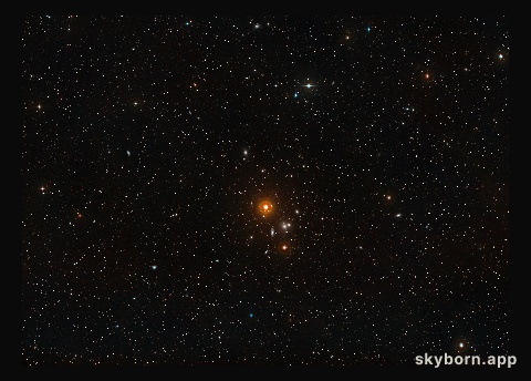 The area around NGC 3314 (ground-based view)