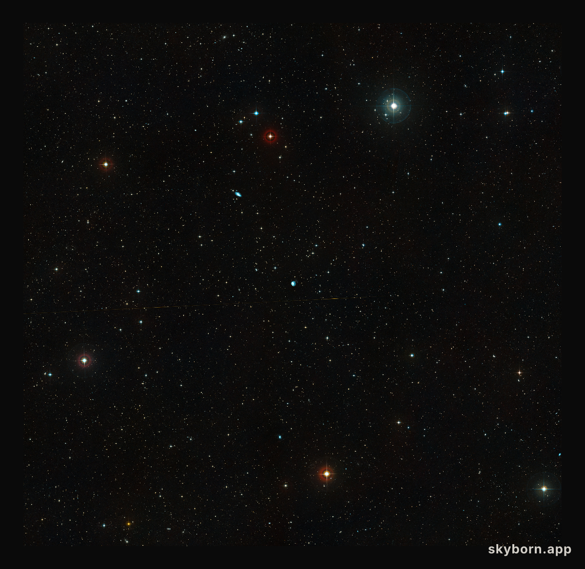 Wide-field view of the area around NGC 922 (ground-based image)