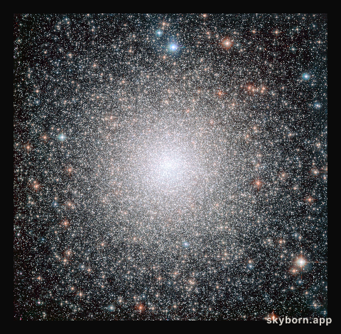 The globular cluster NGC 6388, observed by Hubble