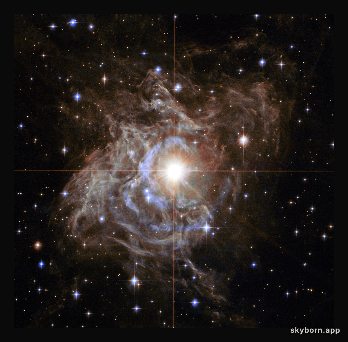 Hubble image of variable star RS Puppis
