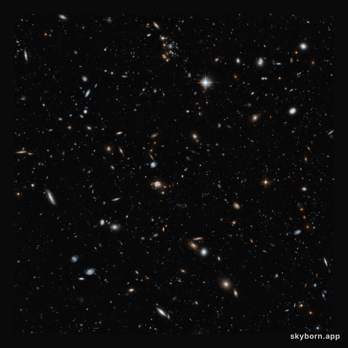 Hubble’s cross-section of the cosmos