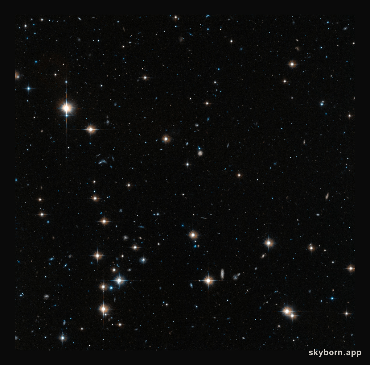Area of Centaurus A halo probed by Hubble