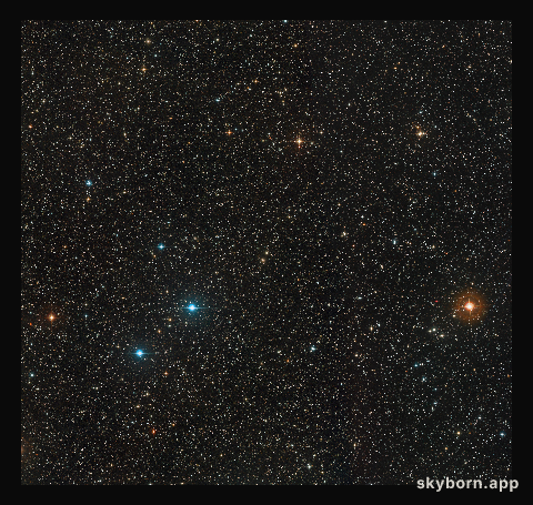 Ground-based image of the area around HAT-P-11