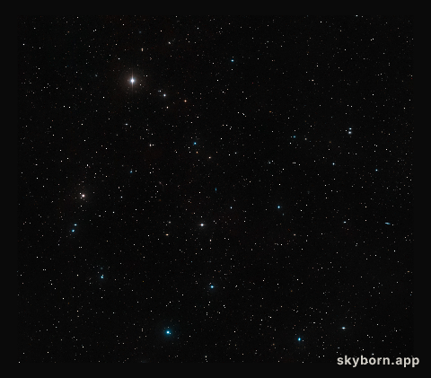 The area around dwarf galaxy DDO 68 (ground-based image)