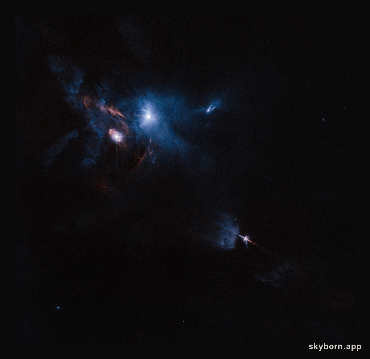 Jets, bubbles and bursts of light in Taurus