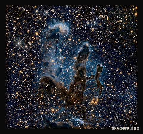 New view of the Pillars of Creation: infrared