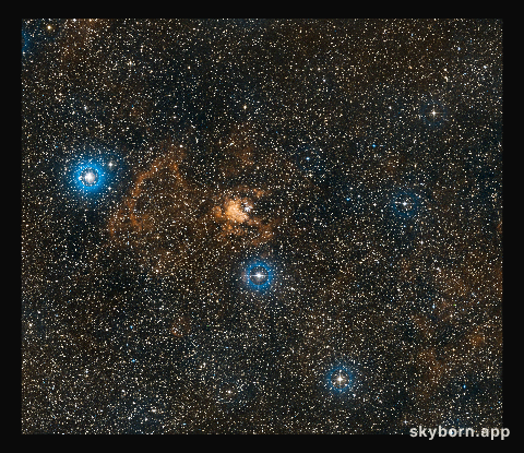 Wide-field image of Westerlund 2 (ground-based image)