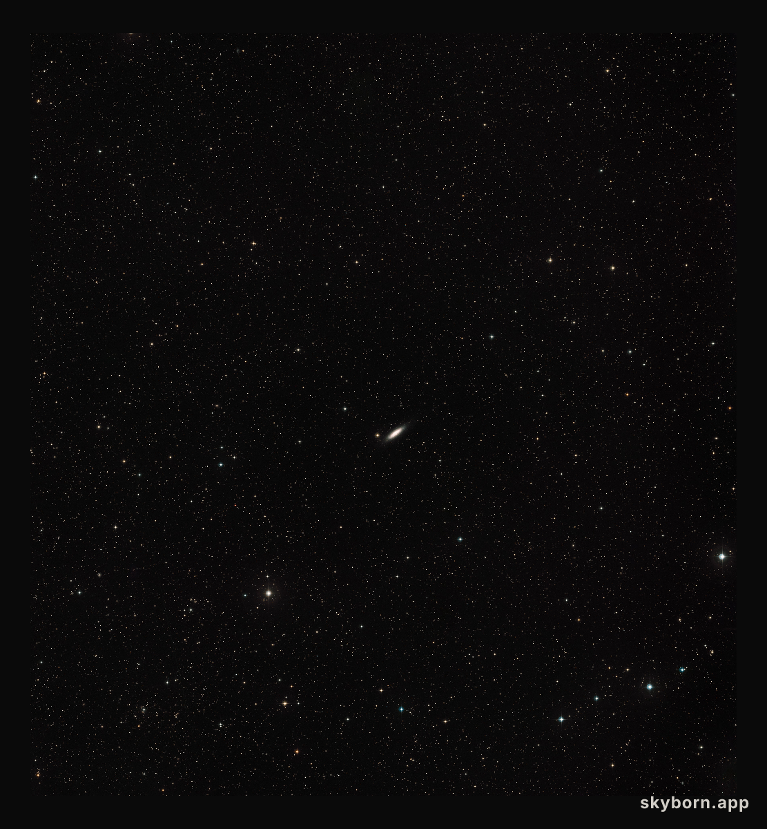 The area around NGC 6503 (ground-based image)