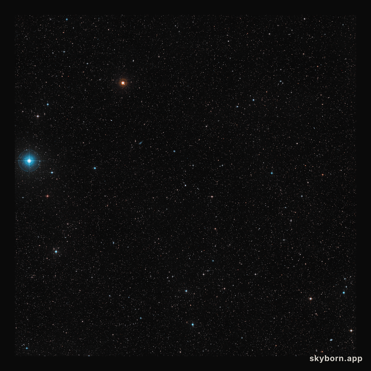 The area around ESO 381-12 (ground-based image)