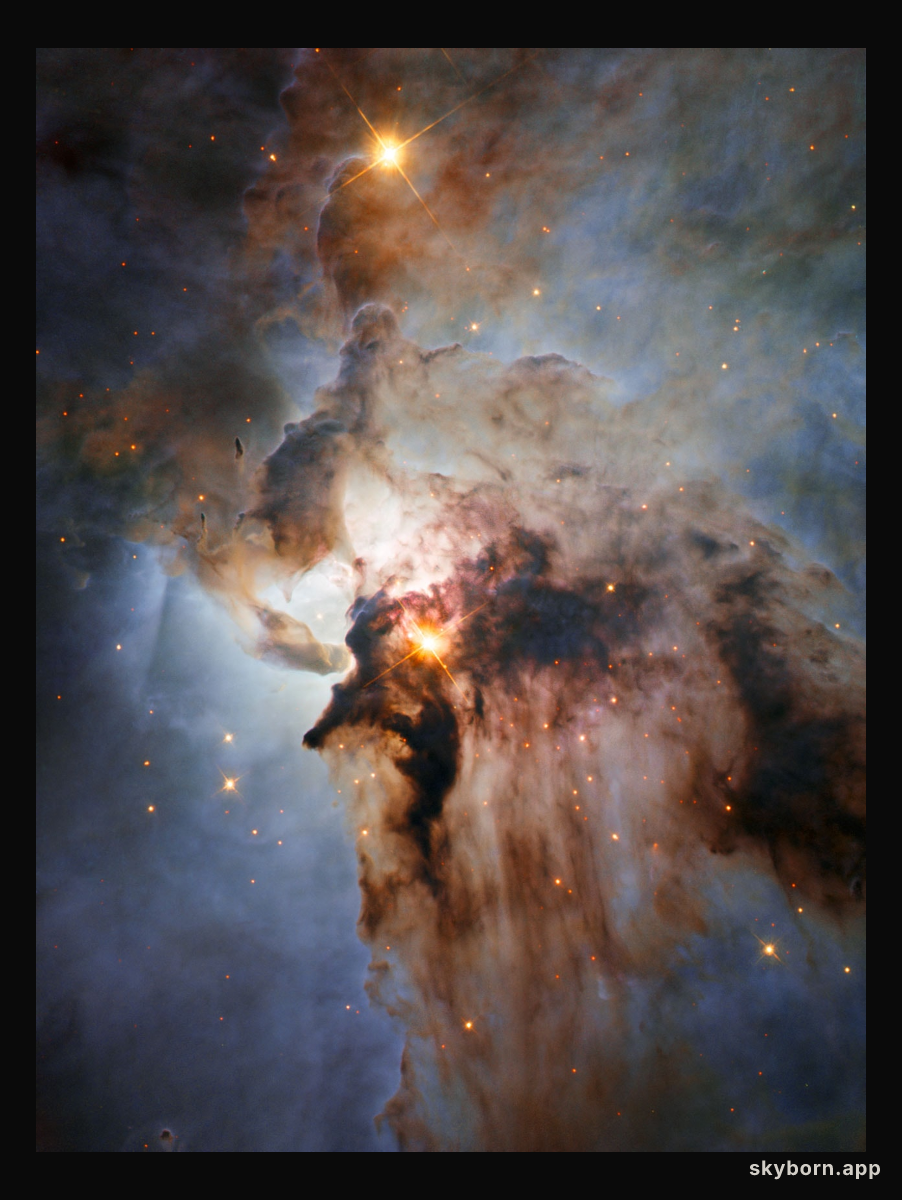 New Hubble view of the Lagoon Nebula