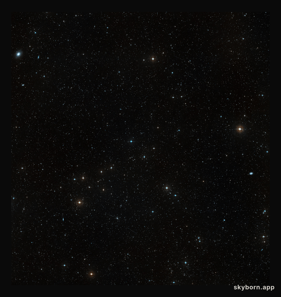 Wide-field image of Abell S1063 (ground-based image)