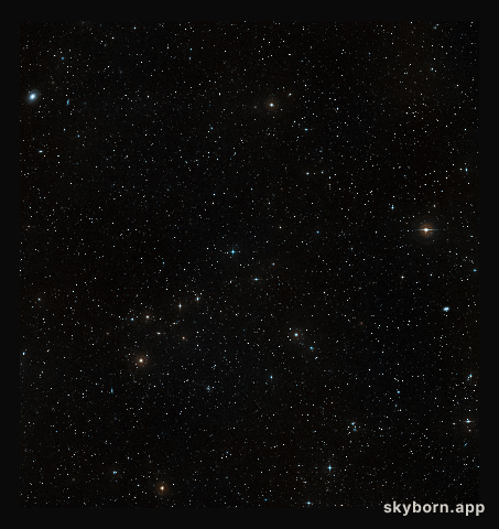 Wide-field image of Abell S1063 (ground-based image)