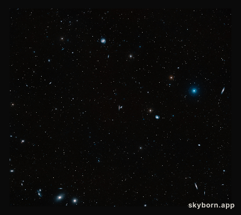 Wide-field image of NGC 4298 and NGC 4302 (ground-based image)