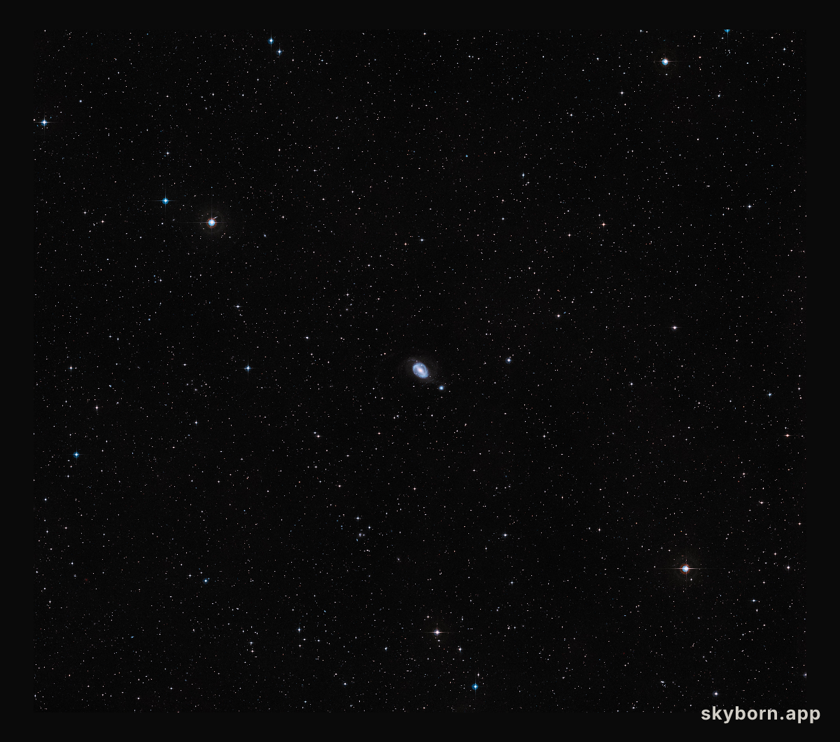 Wide-field view of NGC 1510 and NGC 1512 (ground-based view)