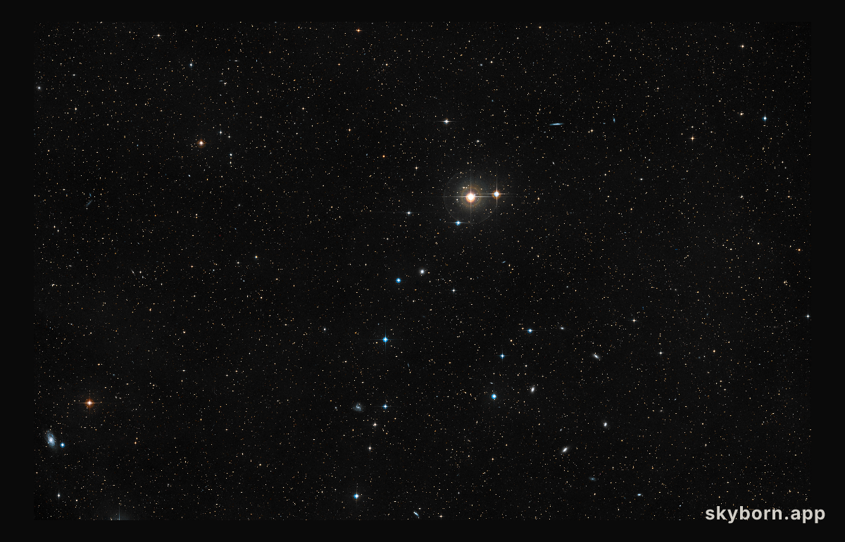 Wide-field view of NGC 4993 (ground-based view)