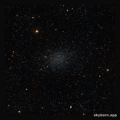 Sculptor Dwarf Galaxy (ground-based view)
