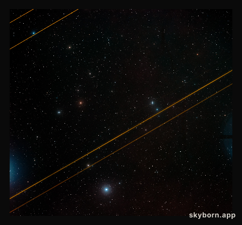 Wide-field view of Abell 1758 (ground-based view)