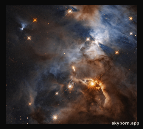 Cosmic shadow of HBC 672