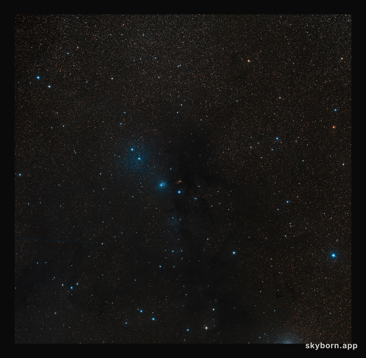 Wide-field view of the Serpens Nebula (ground-based image)