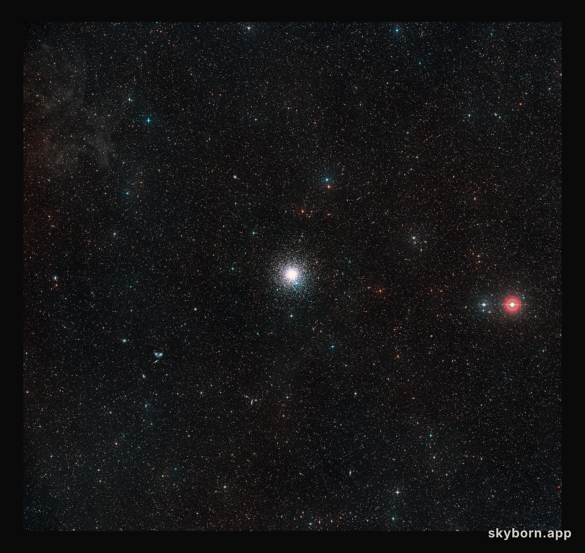 Wide-field view of NGC 6752 (ground-based view)
