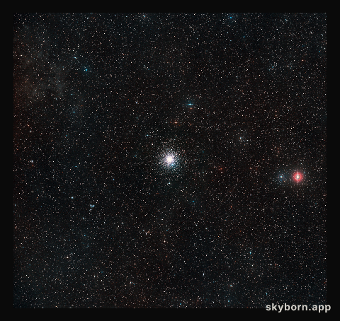 Wide-field view of NGC 6752 (ground-based view)