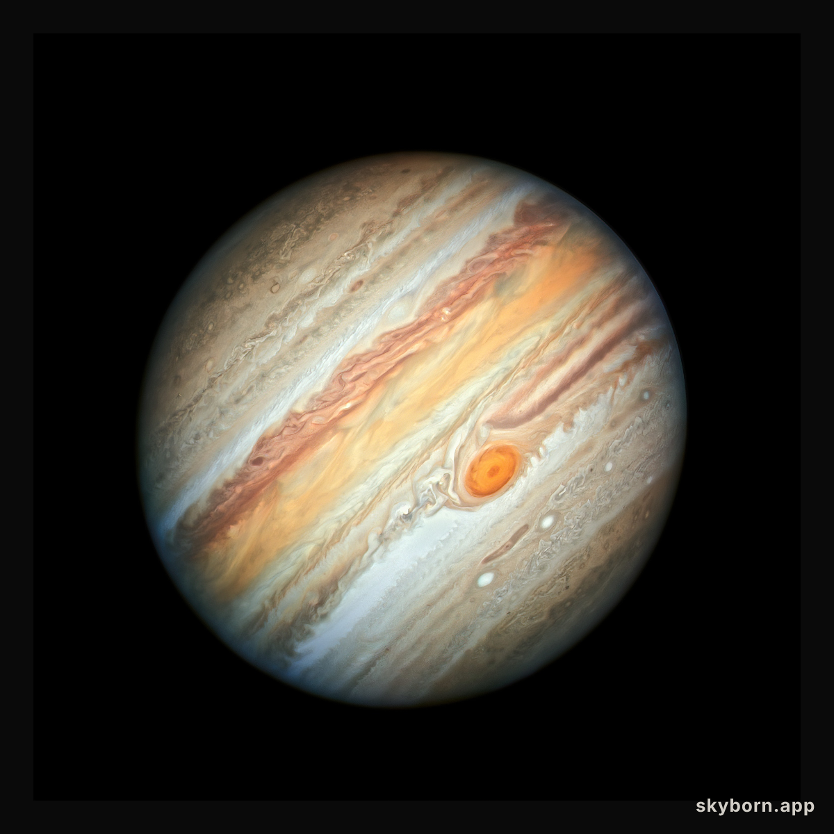 Jupiter’s Colourful Palette