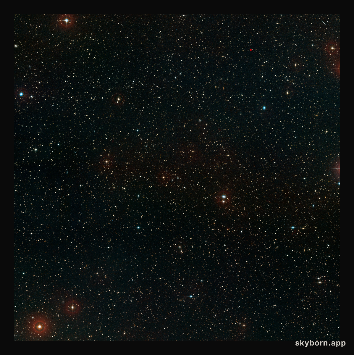 Wide-field view of Arp-Madore 2026-424 (ground-based view)