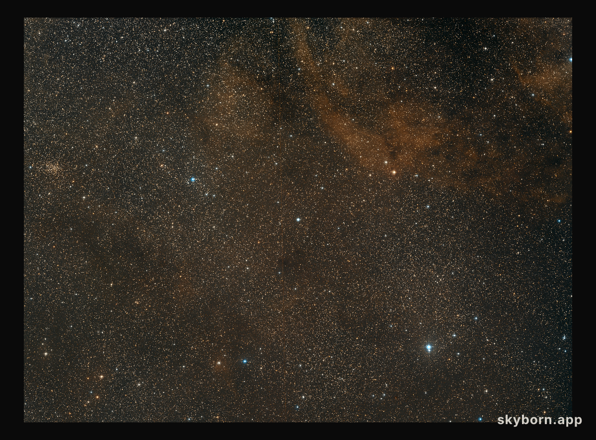 Wide-field image of NGC 7027 (ground-based image)