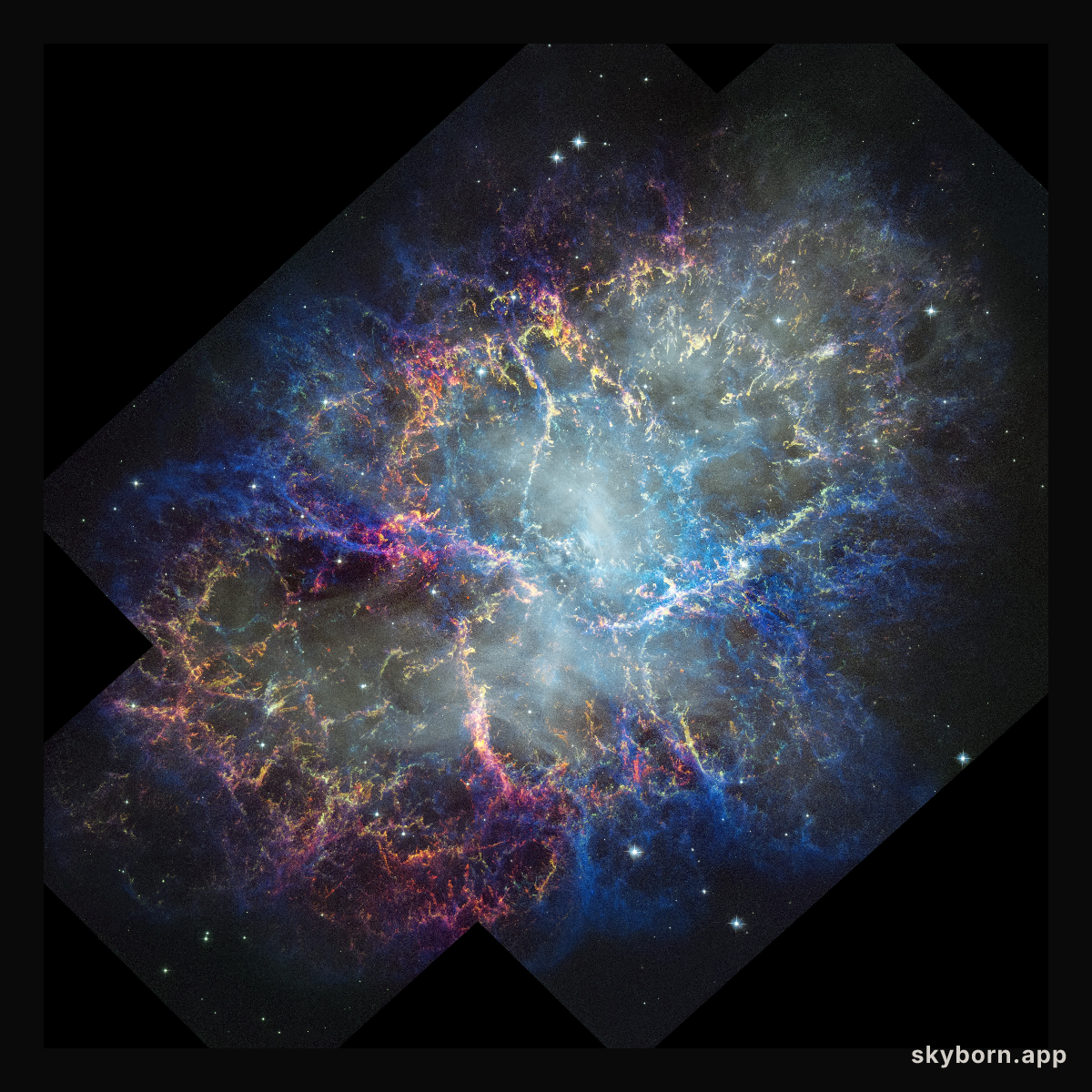 Crab Nebula (2024 Hubble image)