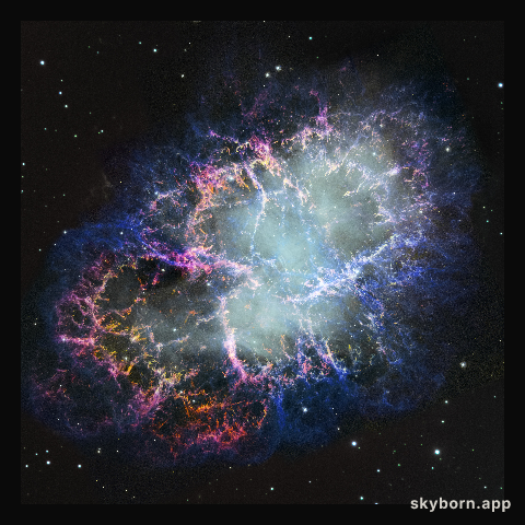 Crab Nebula (new image from 1999/2000 data)