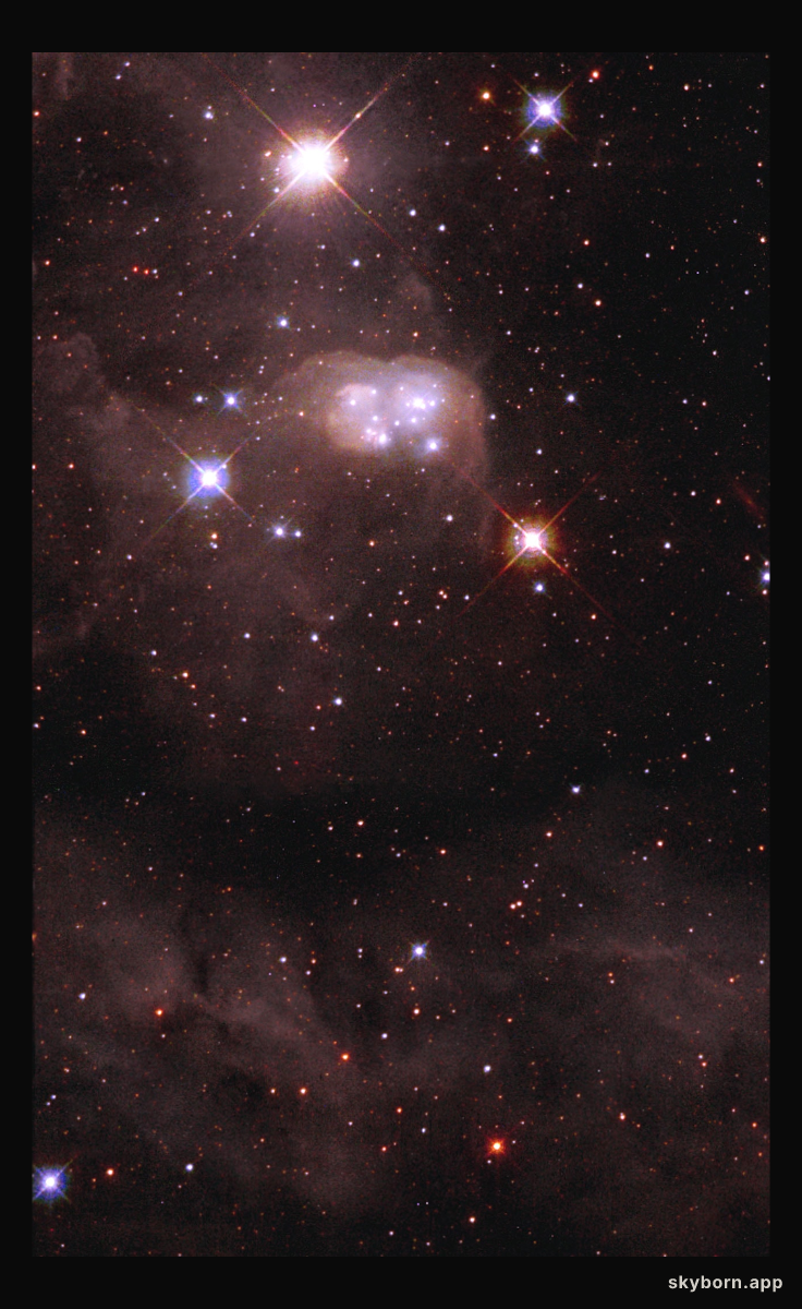 'Double Bubble' in Neighboring Galaxy