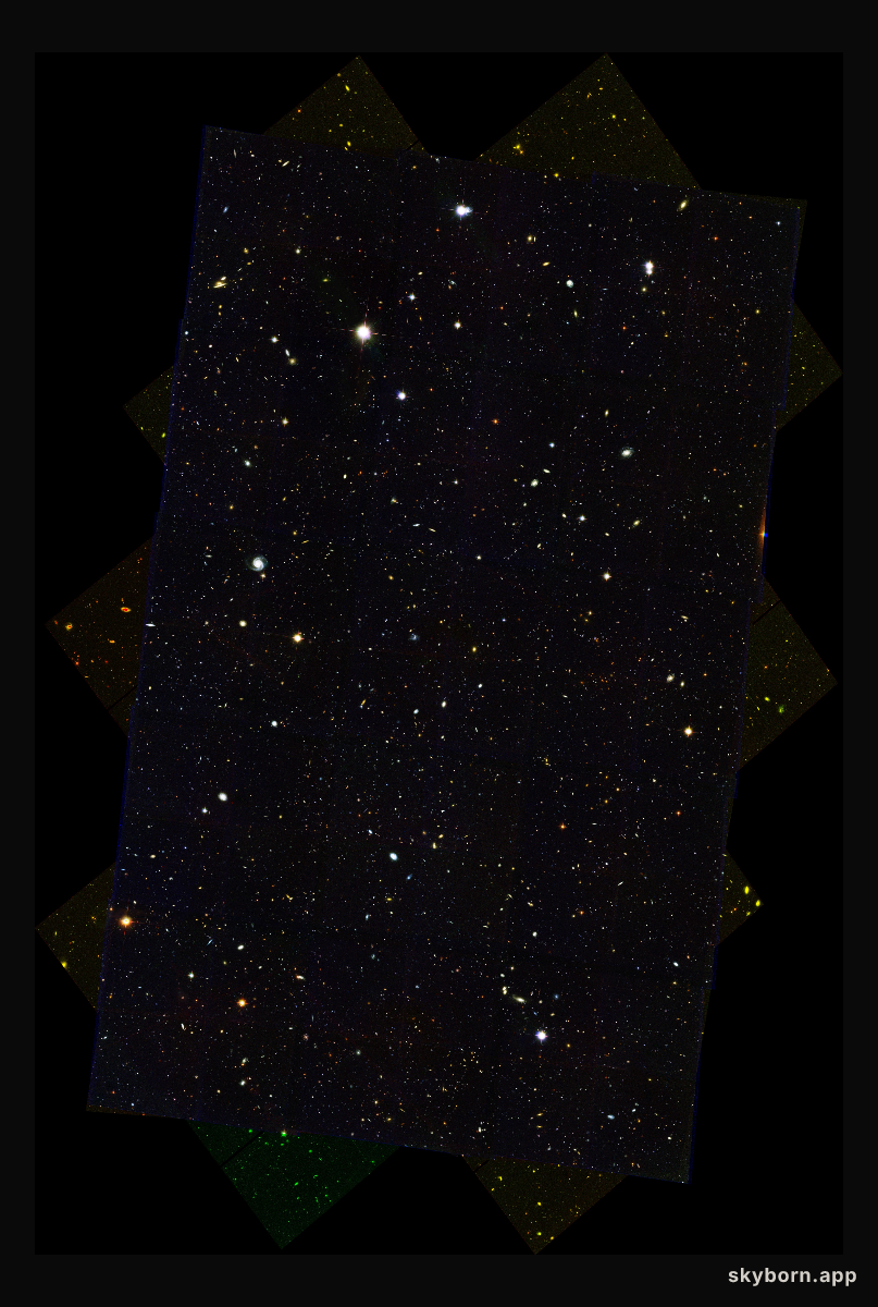 HDF-N HST/ACS/WFC Full Mosaic