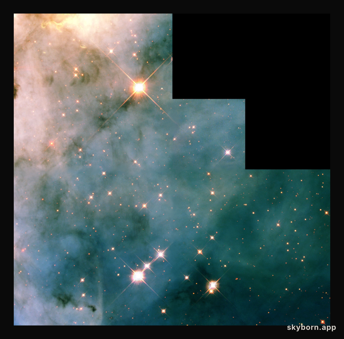 WFPC2 Mosaic of Carina Nebula Region