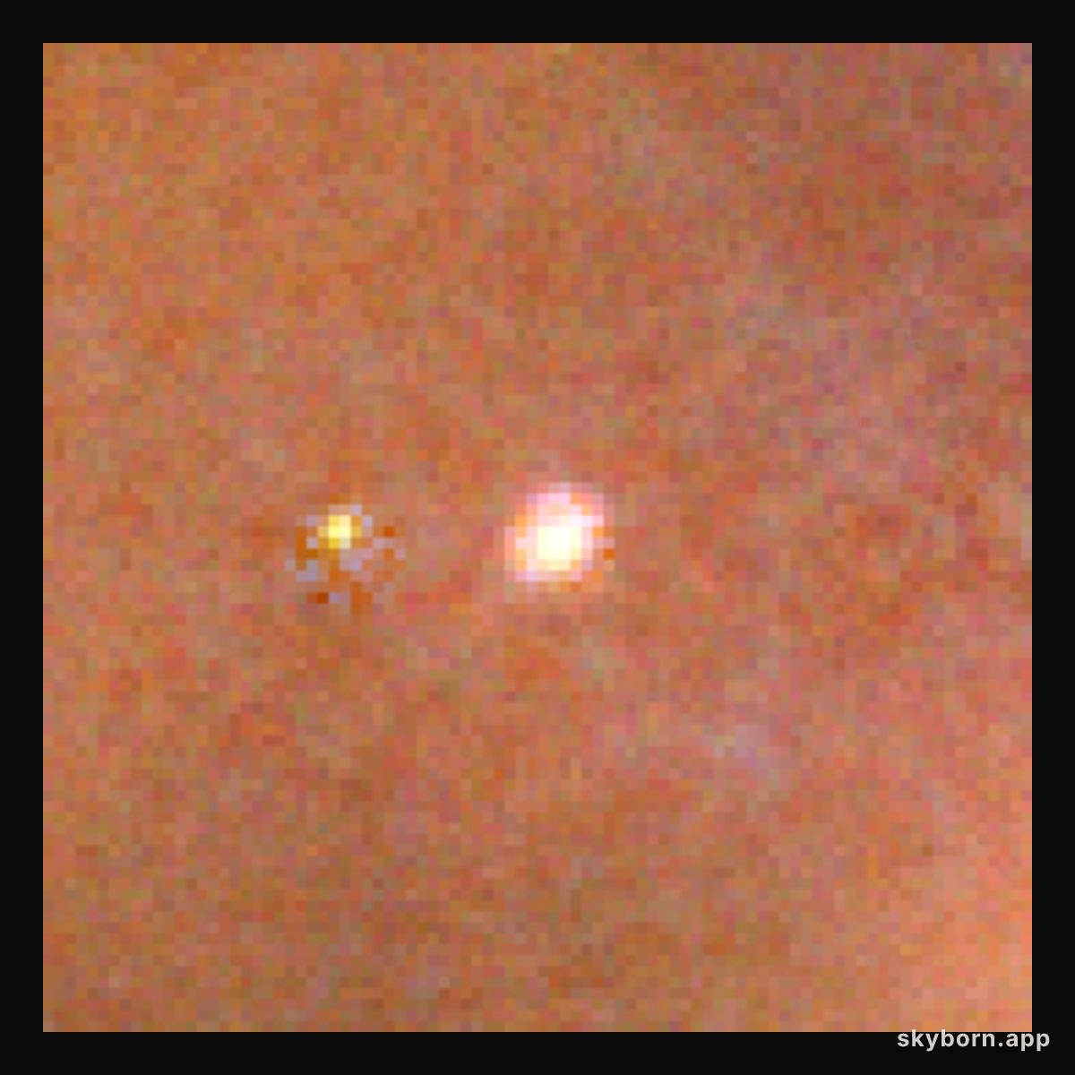 Closeup of Proplyd in Trifid Nebula