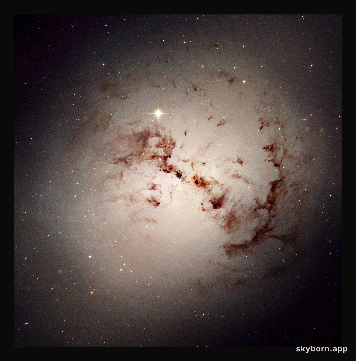 Hubble spies cosmic dust bunnies
