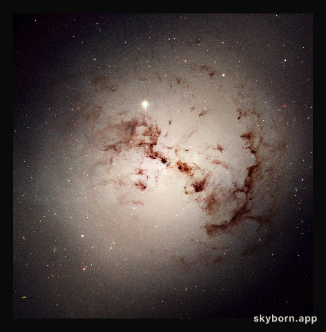 Hubble spies cosmic dust bunnies