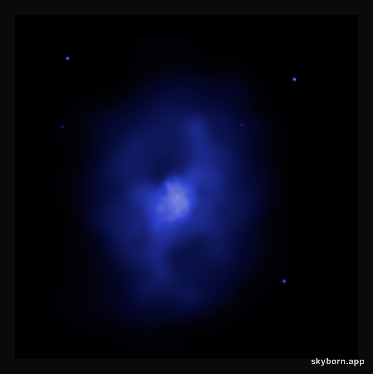 X-ray Image of Galaxy Cluster MS 0735