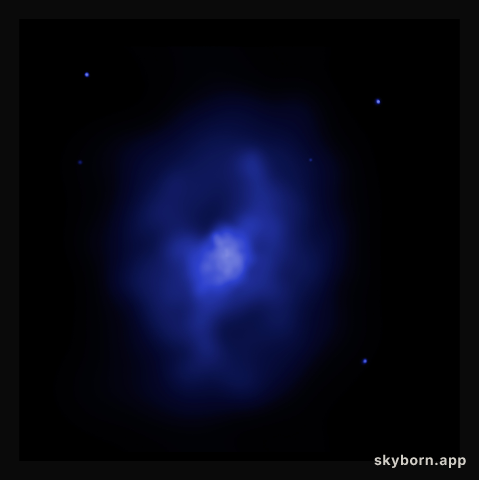 X-ray Image of Galaxy Cluster MS 0735
