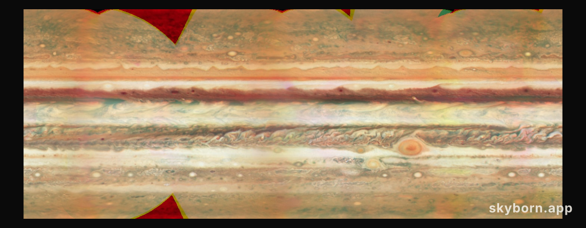Jupiter Map - Unannotated