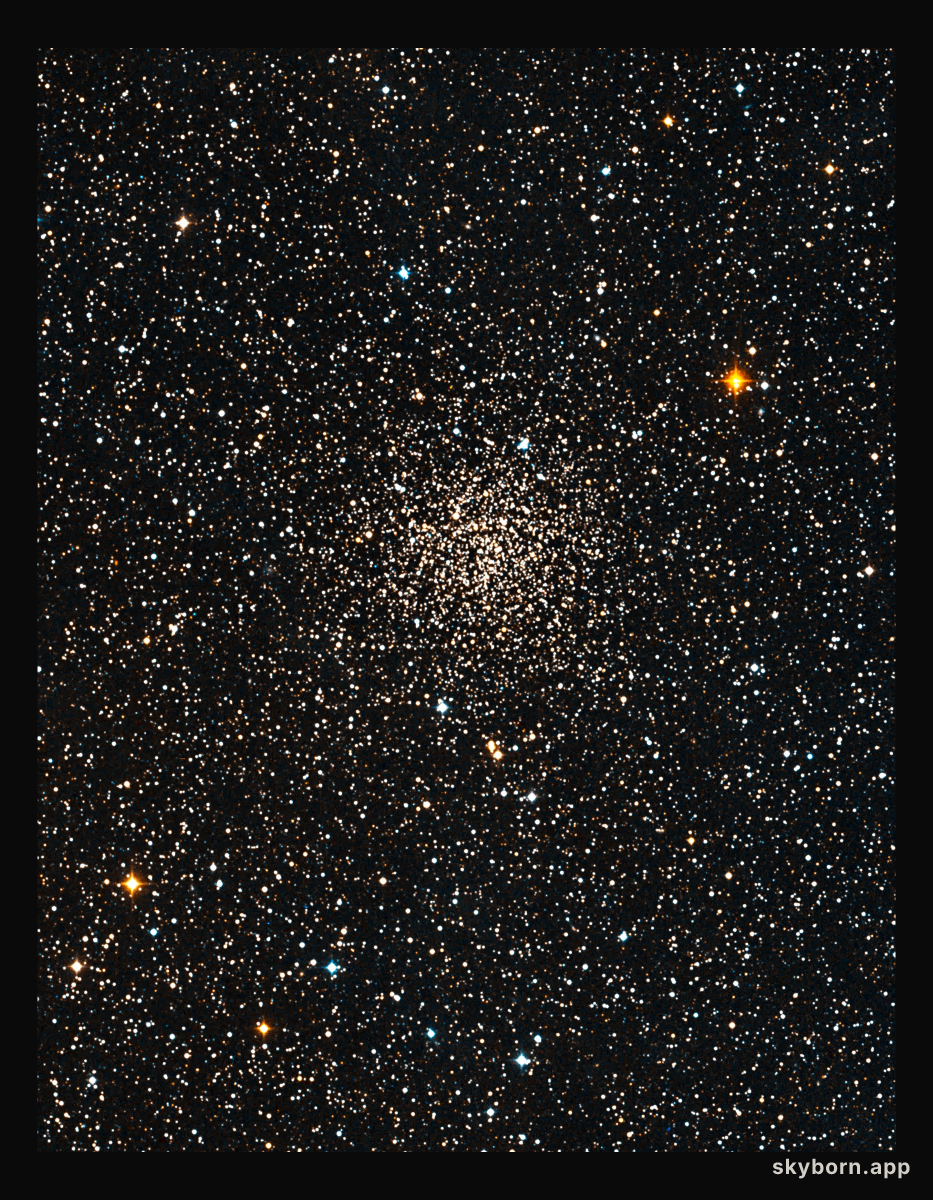 Ground-based telescopic view of NGC 6791